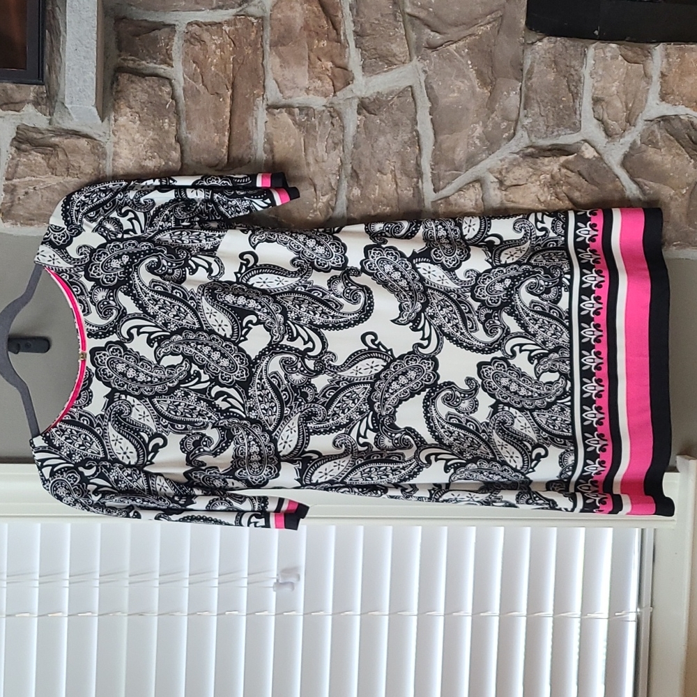 Size 2 Eliza J Print Shift Dress